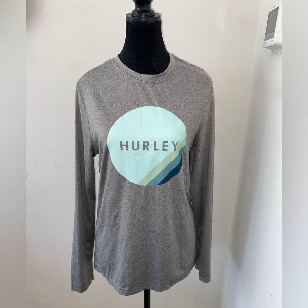 HURLEY Men's Long Sleeve Shirt Moisture
Wicking UPF 50 Protection Size small - Picture 3 of 4